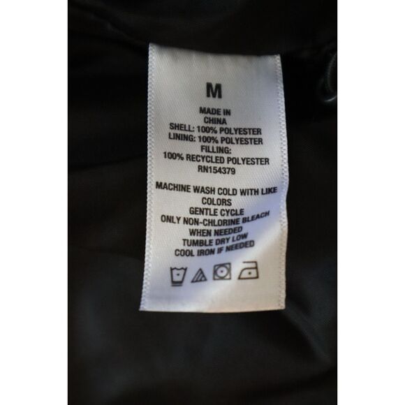 Aeropostale 3083 Men's Sz M Teal/Black Colorblock Heavyweight Puffer Jacket - Picture 7 of 13